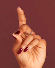 OPI Bogotá Blackberry Red Gel Nail Polish GIF