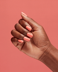 OPI Flex on the Beach Orange Nail Polish Gif