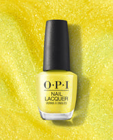 Paintin' on Sunshine! Vivid Yellow Shimmer Nail Polish
