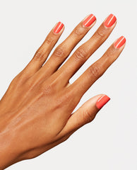 Shrimp Cocktail Bright Orange Nail Polish Mani