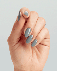 OPI Suzi Talks with Her Hands Gray Gel Nail Polish GIF