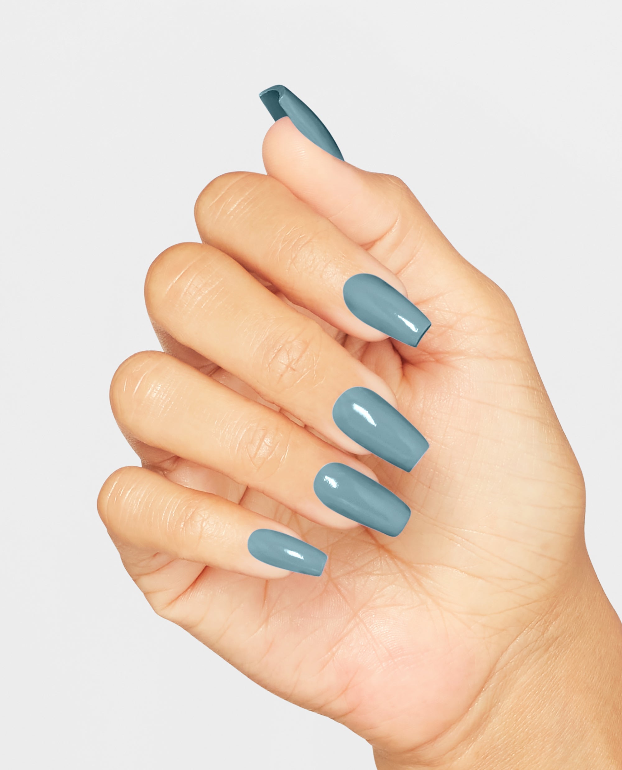 OPI Alpaca My Bags Blue Gel Nail Polish Mani