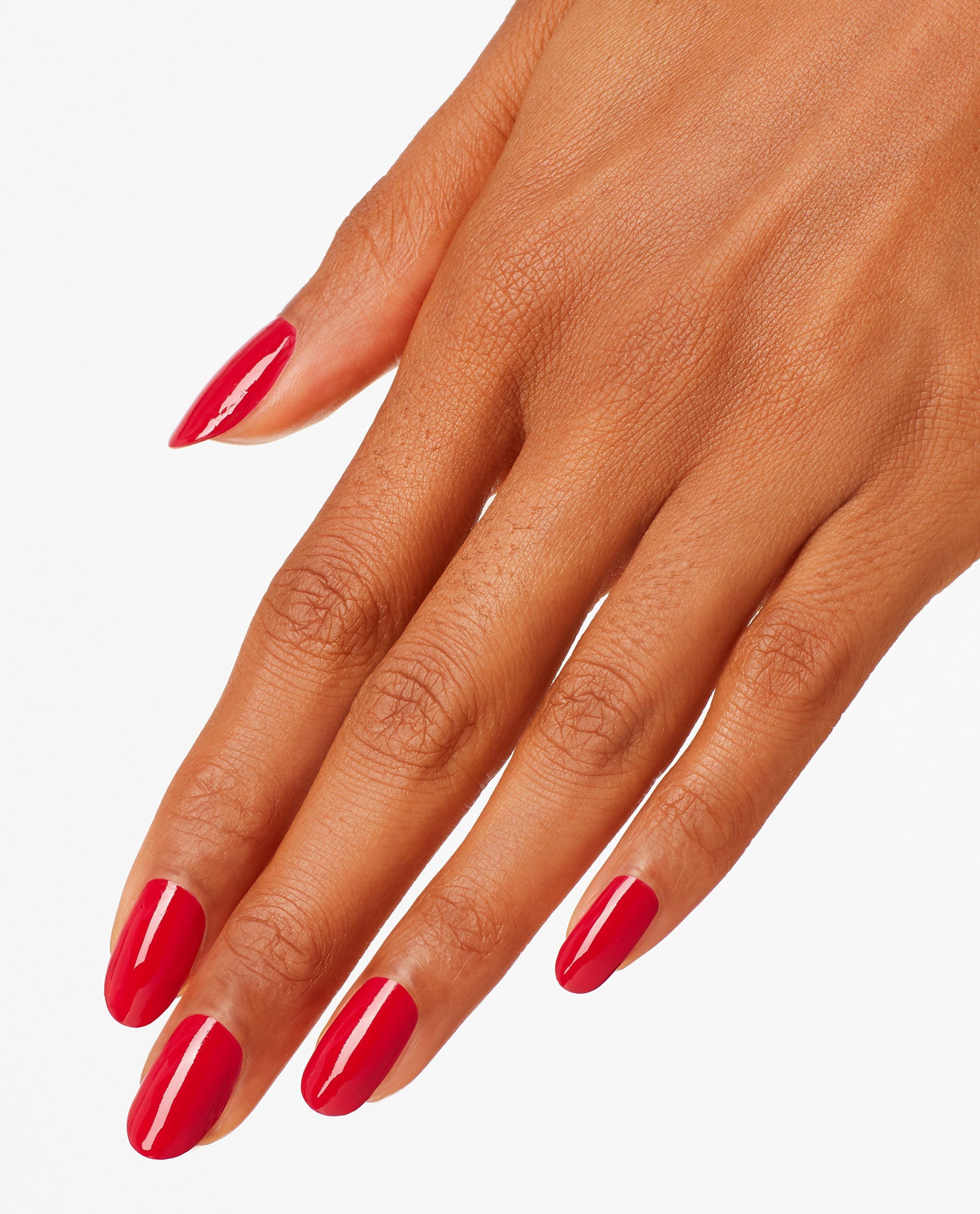 OPI Color So Hot It Berns Red Gel Nail Polish Mani