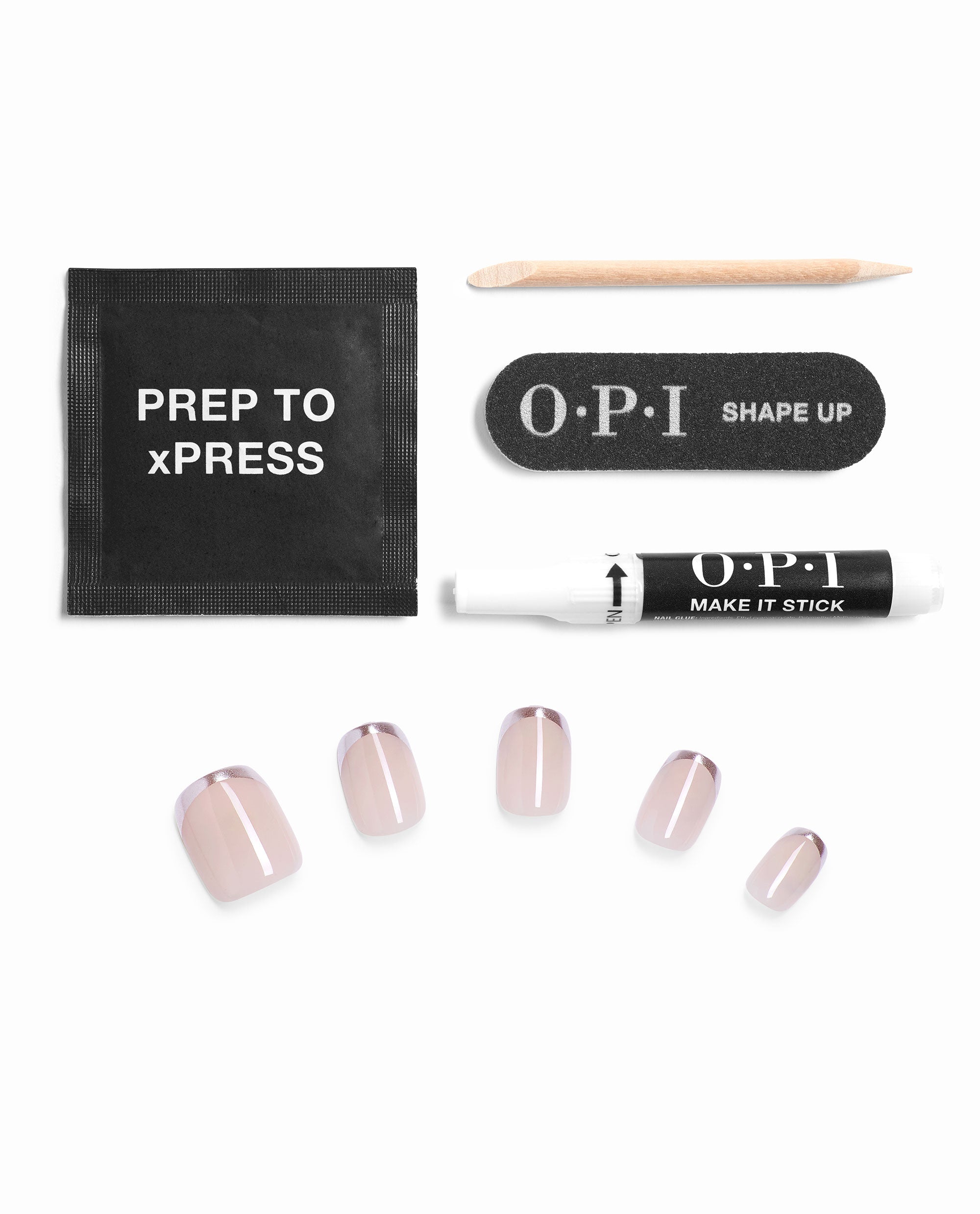 OPI Read My Tips Press on nails Contents