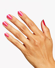 Pompeii Pink Hot Pink Shimmer Gel Nail Polish Mani
