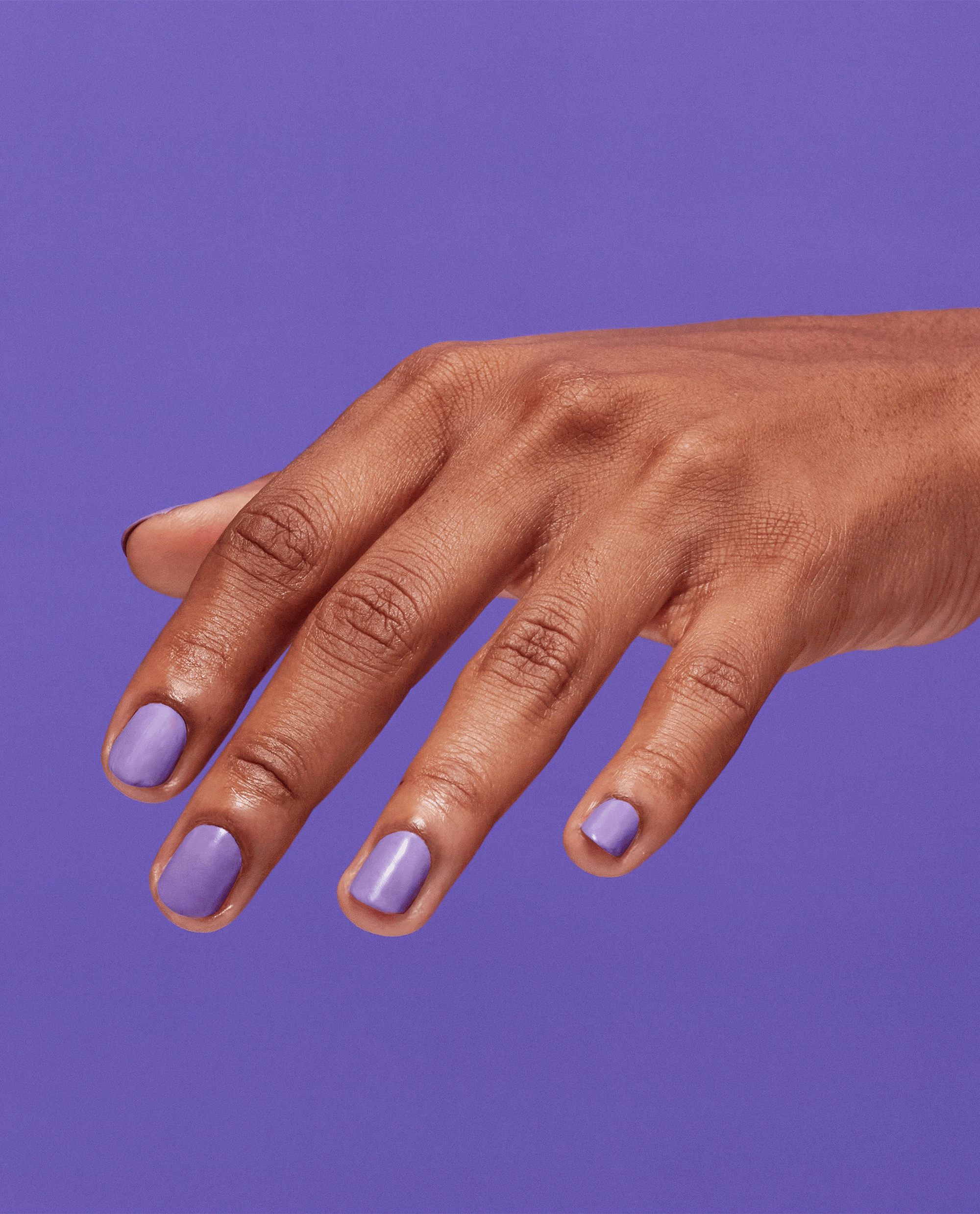OPI Skate to the Party Purple Gel Nail Polish Gif