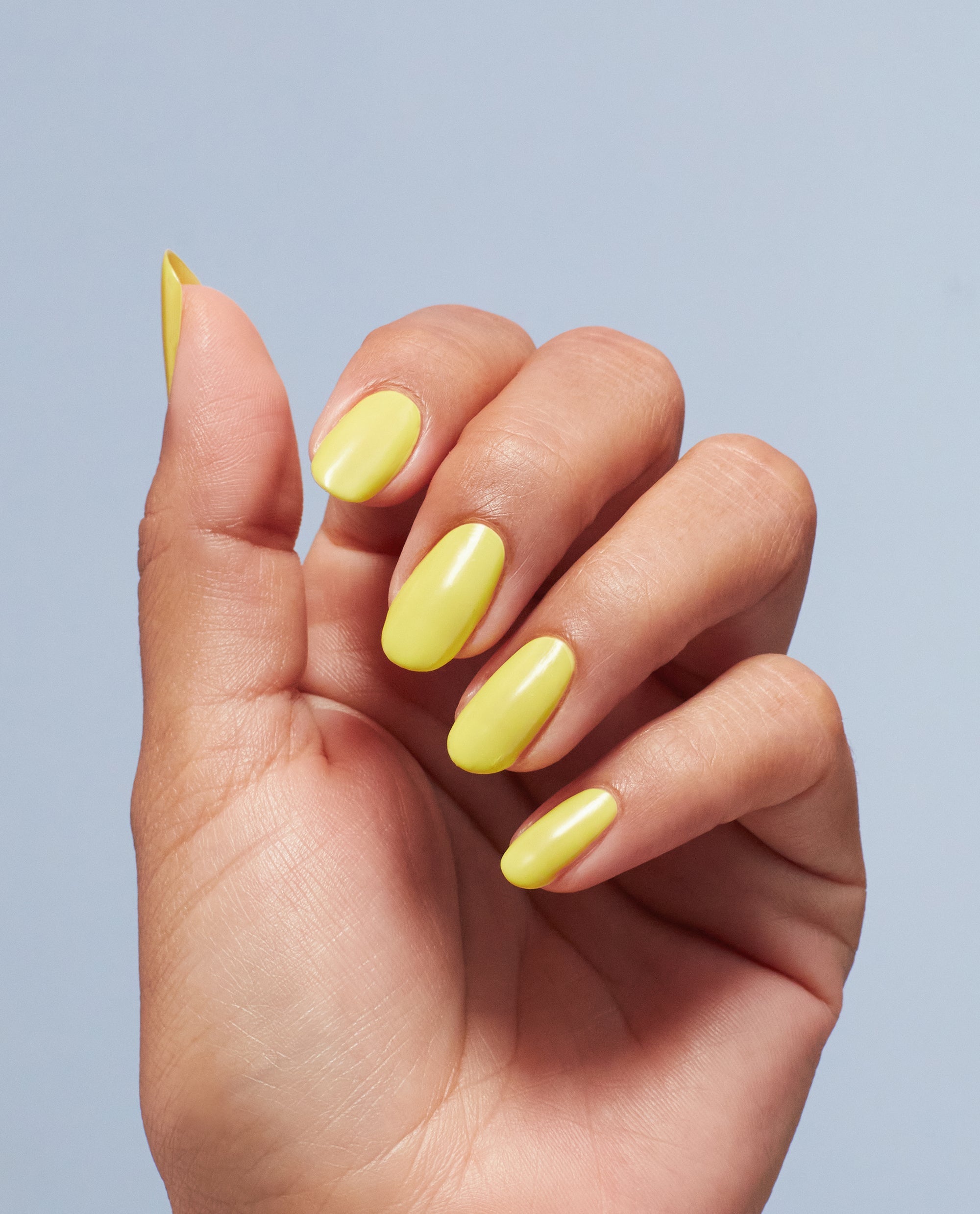 OPI Stay Out All Bright Yellow Nail Polish Mani