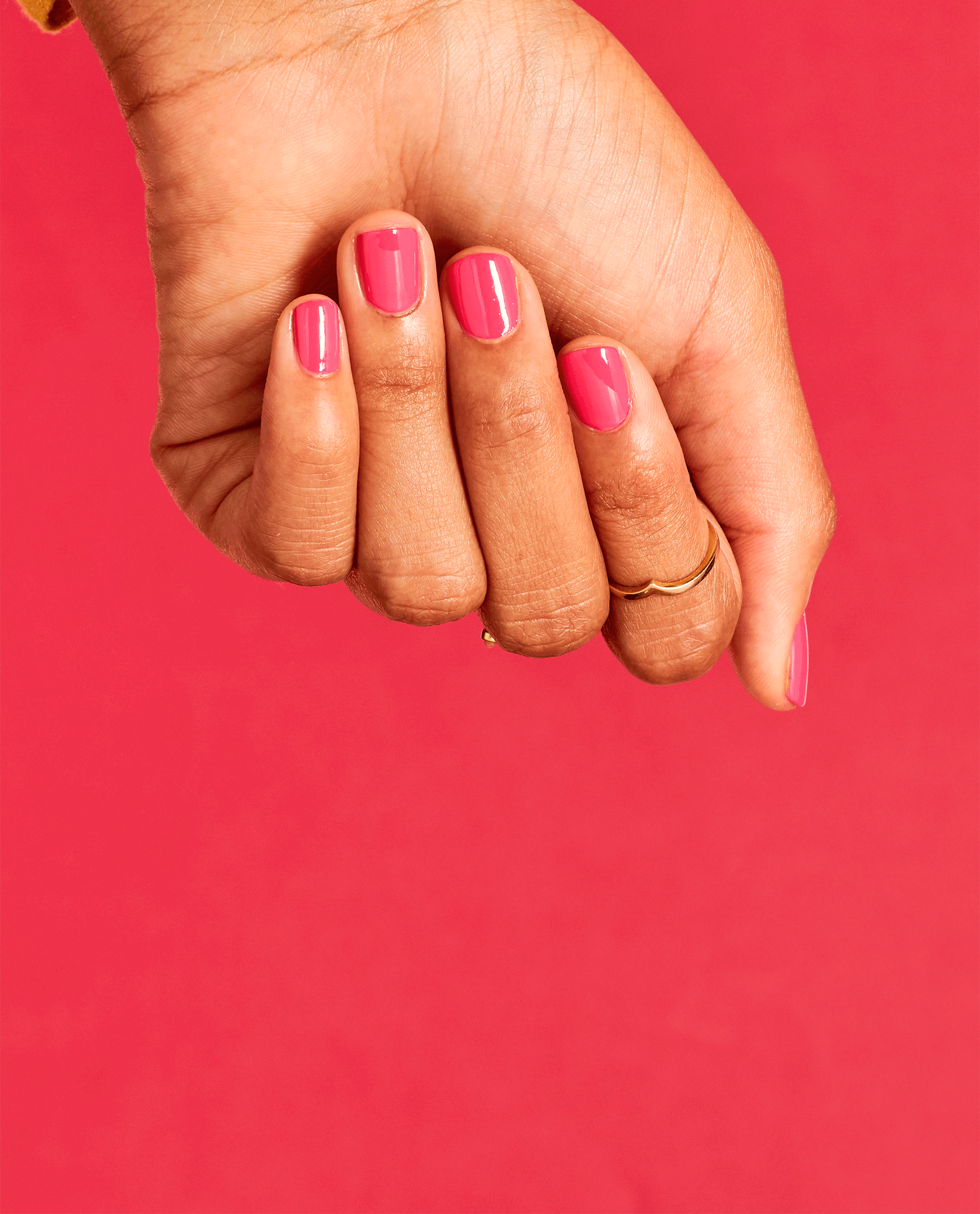OPI Strawberry Margarita Pink Gel Nail Polish GIF