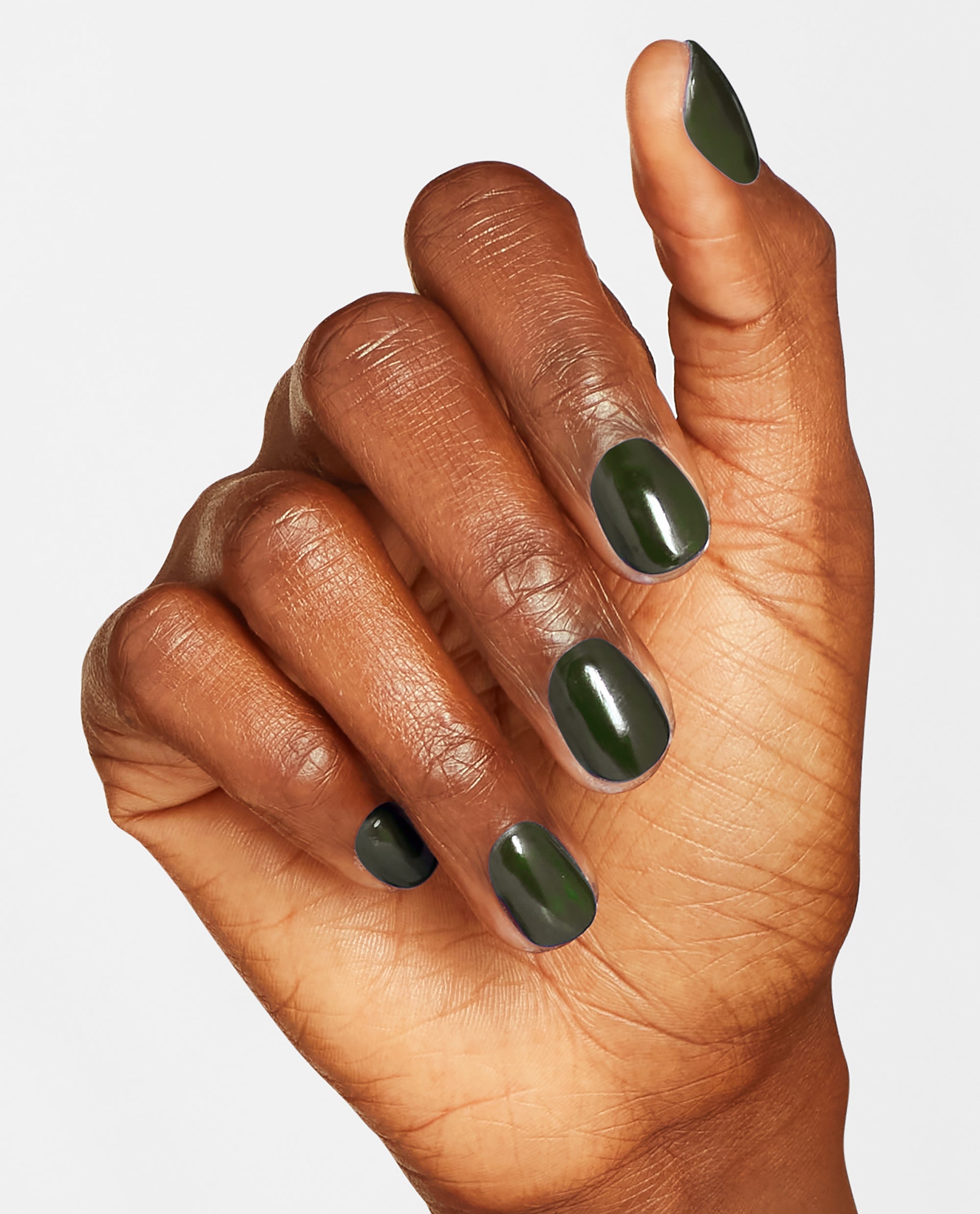OPI Things I’ve Seen in Aber-green Green Gel Nail Polish Mani